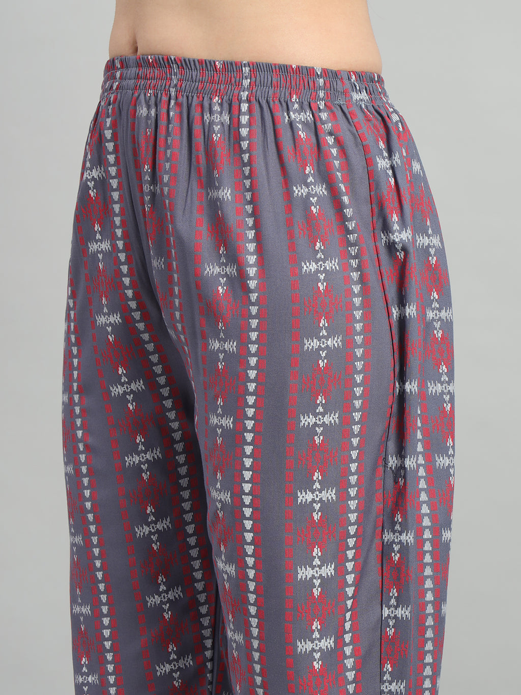 Gary Printed Cotton Blend A-line Suit Set